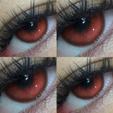 Popxstar  1 Pair Pink Cosplay Contact Lenses for Eyes Lenses Anime Lenses Anime Accessories Lenses Purple Lenses Red Lens