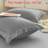 Popxstar 1 Piece Of Matte Solid Color Pillowcase, Soft Pillowcase With Envelope Sealing For Bedroom, Bedding