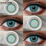 Popxstar  1Pair Fashion Colored Contact Lenses for Eyes Big Blue Eye Lens Natural Yearly Cosmetics Beauty Women Men Pupils