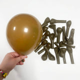 Popxstar  5/10/12/18inch Retro White Sand Balloon Pink Coffee Sage Green Ballon Birthday Party Decoration Baby Shower Globos Wedding Decor