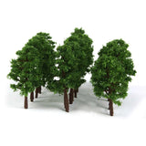 Popxstar 20Pcs 7cm Model Trees Micro Landscape Decor Scale Architectural Model Train Layout Tree Building DIY Ature Toys Decor