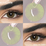 Popxstar  Blue Contact Lenses Colored Contacts for Eyes 1 pair Brown Eye Lenses Gray Lenses Yearly Cosmetic Makeup Eye Contacts