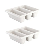 2PCS Practical Plastic 3 Grid Shoe Rack Nordic Style Space Saving Oblique Plug-In Shoe Storage Rack Large Shoes Holder Hotel