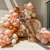 Popxstar  5/10/12/18inch Retro White Sand Balloon Pink Coffee Sage Green Ballon Birthday Party Decoration Baby Shower Globos Wedding Decor