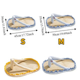 Cute Slipper Shaped Cat Cooling Mat Breathable Non Slip Dog Sleeping Bed Detachable Wear-Resistant Pet Sofa Bed Summer