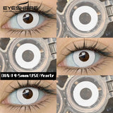 Halloween Colored Contact Lenses 2Pcs Cosplay Anime Cyber Makeup Blue Pink Color Contacts Red Eye Lens Fast Delivery