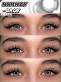 Popxstar  Big Diameter Black Lenses 14.5mm Lenses Colored Contact Lenses for Eyes Big Eye Lenses Natural Look Brown Lenses