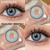 1 Pair contact lenses for eyes color eye contacts brown gray lens beautiful pupils for makeup yearly use