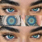 Gray Beauty Pupils Color Contact Lenses 1Pair Fashion Blue Contacts Brown Makeup Lenses Yearly Green Eye Color Lenses