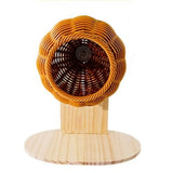 Imitation Rattan Weave Spherical Bird Nest Breathable Wear-resistant Woven Bird Nest Bite Resistant Wooden Base