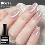 Popxstar  7ml Water Light Cat Magnetic Gel Nail Polish Colored Glass Bead Effect Transparent Soak Off UV Gel LED Nail Art Varnish