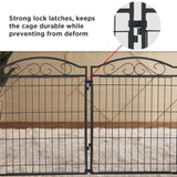 Heavy Duty Metal Dog Playpen Foldable 8 Panels Pet Animal Dog Kennel Pen Fence with Gate for Indoor Outdoor