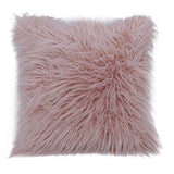 Popxstar  Cute Nordic Plush Pillowcase Wool Faux Fur Throw Pillows Ins Sofa Furry Long Hair Pillow Princess Cushion Bed Sofa Decor