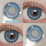 Popxstar  2pcs Myopia Color Contact Lenses for Eyes with Prescription Beauty Pupils Makeup Eye Color Lenses Fashion Blue Lenses