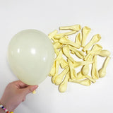 Popxstar  5/10/12/18inch Retro White Sand Balloon Pink Coffee Sage Green Ballon Birthday Party Decoration Baby Shower Globos Wedding Decor