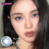 1 Pair Korean Lenses Color Contact Lenses for Eyes Lenses with Diopters Myopia Lenses Brown Lenses Natural Eye Lenses
