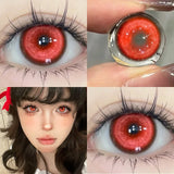 Colored Lenses For Eyes with Diopter Myopia Eyes Contacts Lens Beauty Pupil 1 Pair Natural Cosmetics Yearly New Free Shipping