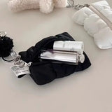 Popxstar Small Change Storage Bag Hand-held Bag Multifunctional Lipstick Makeup Bag Pouch Portable Storage Travel Essentials Key Case