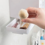 Popxstar  Self Adhesive under Desk Storage Drawer Box - Makeup Pencil Tray Desk Organizer Hidden Stand for Home & School Desk