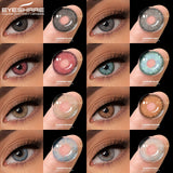 2pcs/1pair Color Contact Lenses for Eyes Fashion High Quality Brown Eye Makeup Blue Eyes Lenses Gray Contacts 6 Months