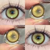 2PCS Halloween Contact Lenses Colored Pupils for Cosplay Effect Eye Contact Lenses with Degree 0~-8.00 Beauty Lens