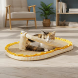 Cute Slipper Shaped Cat Cooling Mat Breathable Non Slip Dog Sleeping Bed Detachable Wear-Resistant Pet Sofa Bed Summer