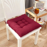 Popxstar Solid Chair Cushion Square Mat Cotton Upholstery Soft Padded Cushion Pad Office Home Or Car Garden Sun Lounge Seat Cushion