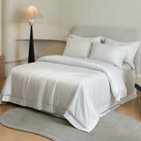 Popxstar  Solid Color Hotel Style Luxury Bedding Set 600TC Egyptian Cotton Single Queen King Size Duvet Cover Flat/Fitted Sheet Pillowcase