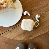 Popxstar Casual Three Color Bow + Ring Suitable for Apple Airpodspro2 Case/Airpodspro Case/Airpods4 Case/Airpods3 Case/Airpods2 Case/Fash