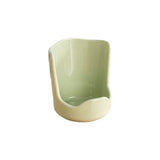 Cream-style Non-Slip Ceramic Spatula Holder Heat-Resistant Minimalist Pot Lid Storage Rack Water Tray Soup Spoon Rack Desktop