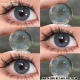 2pcs Colored Contact Lenses Natural Gray Beauty Pupils Fashion Blue Contacts Brown Eyes Lenses Green Eye Color Lenses