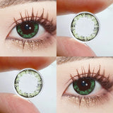 Popxstar 2pcs Cosplay Myopia Color Contact Lenses Anime Diamond Pupil 6months Halloween Cute Eye Circle Lens 14.2mm