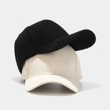 Popxstar Spring Autumn Corduroy Baseball Cap for Women Men Unisex Vintage Solid Snapback Hip Hop Hats Winter Adjustable Outdoor Sport Hat