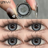 Colored Contact Lenses for Eyes Beauty Gray Colored Lens  Y2k Colorcon Blue Lenses Makeup Green lens