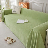 Popxstar Sofa Covers Soft Washable Couch Covers for Sofa Furniture Protector Herringbone Pattern Sofa Cover with Tassel