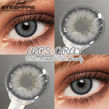 2pcs Natural Gray Contacts Colored Contact Lenses for Eyes Blue Eye Makeup Lens Brown Eyes Contact Yearly Green Lenses