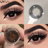 Popxstar  Color Contact Lenses For Eye Cosmetic Black Lens Makeup Beauty Green Eyes Contact Natural Brown Contact Eyes Makeup