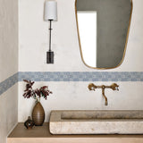 Popxstar  41 Styles Baseboard Stickers Waterproof Peel & Stick Waistline Wall Sticker Floor Border Sticker For Kitchen Bathroom 10x200cm