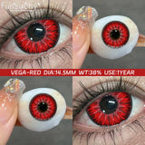 1Pair Colorful Cosplay Contact Lenses for Eyes Colored Fashion Pink Contacts Lens Green Cosmetic Pupil Yearly Red Lens
