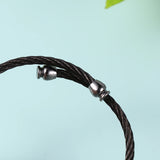Popxstar Womens Jewelry Bracelet Cuff Watches Women Bangle Cuff Wrist Bracelet Watch Stainless Steel Wire Band Dress