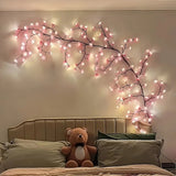 LED Branch Lights Rattan Lights Cherry Blossom Atmosphere Indoor and Outdoor Decorative Styling Lights Bendable Atmosphere Light