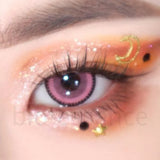 Popxstar  1 Pair Korean Colored Contact Lenses with Degree Myopia Lenses Anime Accessories Pink Lenses Cyan Cosplay