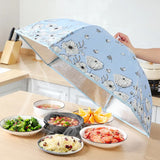 Popxstar  70/80 Cm Household Folding Dining Table Cover Insulation Dish Covers Winter Dust-Proof Insulation Leftover Food Kitchen Supplies