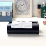 Popxstar  Stainless Steel Tissue Box Living Room Desktop Napkin Holder Table Decoration Tissue Case Storage Box  Kitchens Accessories