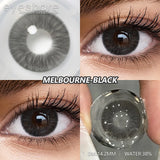 Natural Soft Gray Lenses 1Pair Colored Contact Lenses Brown Eyes Lens Fashion Blue Eye Contact Yearly Makeup Green Lens