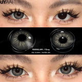 Popxstar Colored Contacts Lenses Natual Pupils for Eyes Natural Look Eye Contacts Grey Fashion Lenses Beauty Green Eye Color Lens