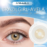 Natural Color Lens Eyes 2pcs Color Contact Lenses For Eye Blue Beauty Contact Lenses Eye Yearly Cosmetic Color Lens