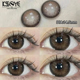 Popxstar  1Pair Natural Contact Lenses for Eyes Myopia Prescription Eyes Color Contact Lenses Beauty Pupil Yearly Use