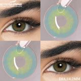 Popxstar  Blue Contact Lenses Colored Contacts for Eyes 1 pair Brown Eye Lenses Gray Lenses Yearly Cosmetic Makeup Eye Contacts