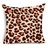 45x45cm Home Decor Animal Print Pillow Cover Leopard Tiger Zebra Cattle Cushion Cover for Living Room Sofa Decor Pillowcase